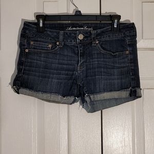 American Eagle Distressed Denim Jean Cutoff Short